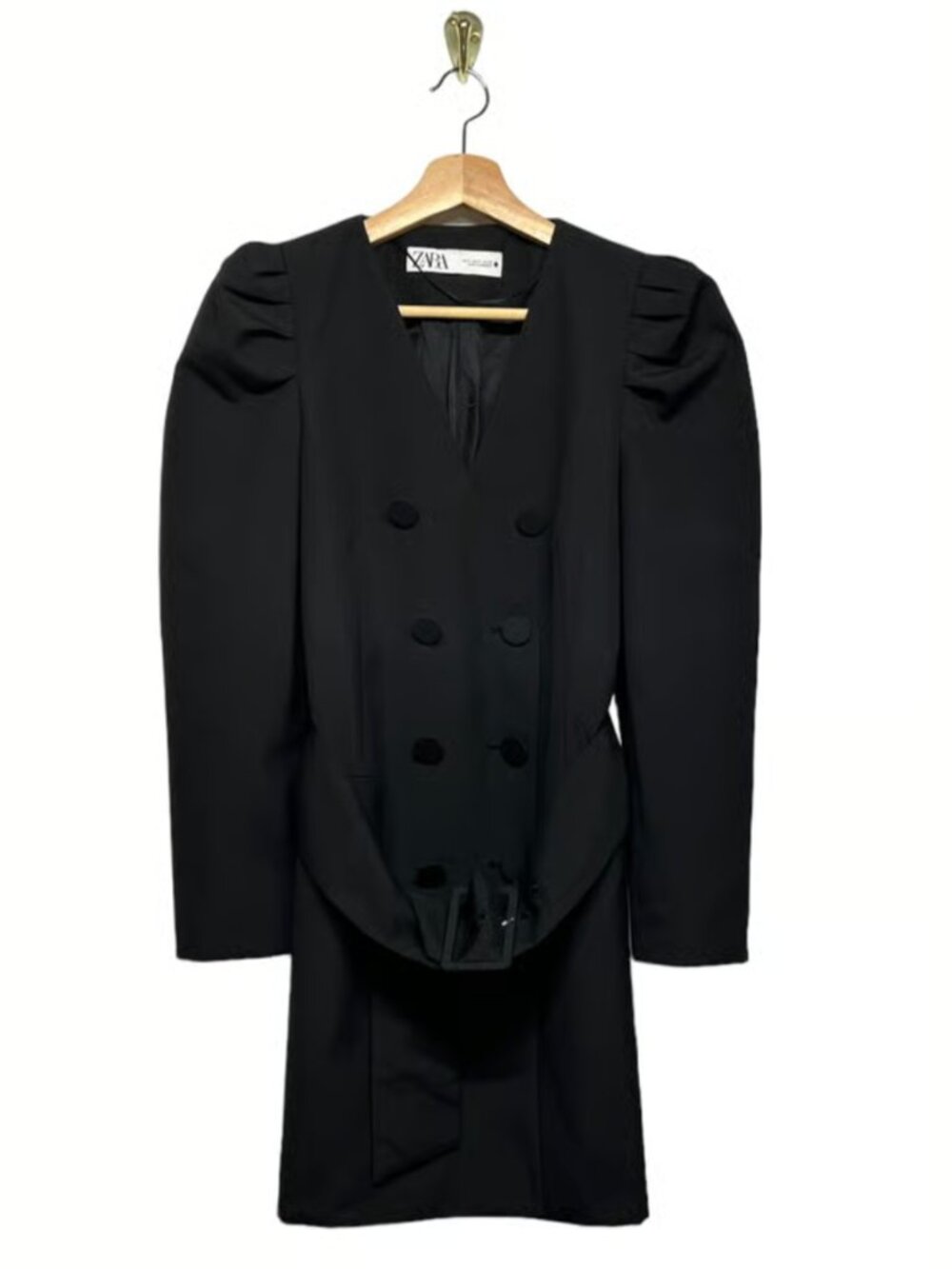 Zara black blazer like dress